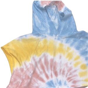 Forever 21 tie dye crop sweatshirt mens size medium